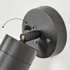 Bessiebelle Buiten muurverlichting Zwart, 1-licht