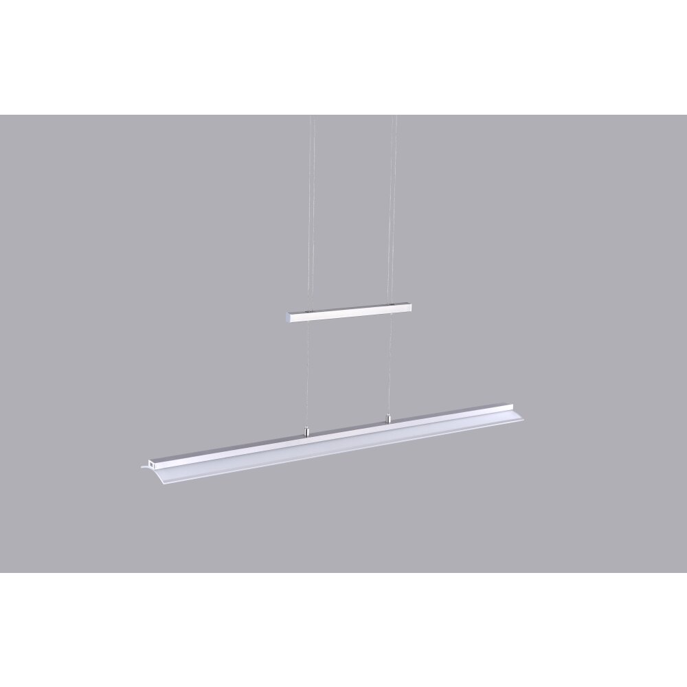 Leuchten-Direkt NELE Hanglamp LED roestvrij staal, 5-lichts