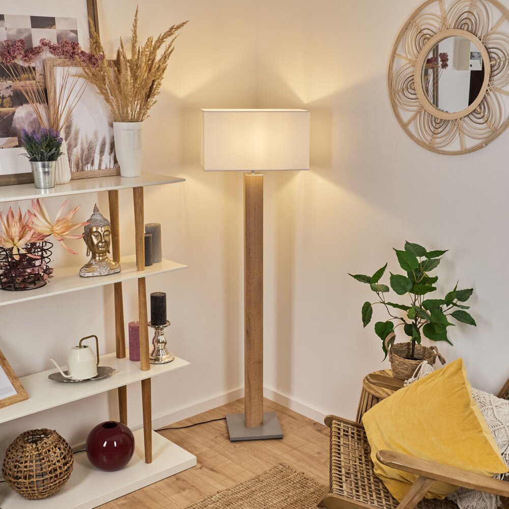 Kyneton Staande lamp Grijs, Natuurlijke kleuren, 1-licht main product photo