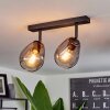 Chaiguao Plafondlamp Zwart, 2-lichts