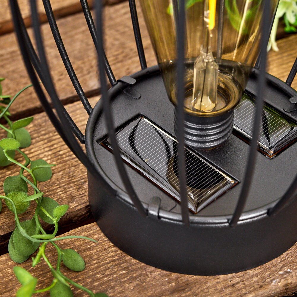 Quillagua Tafellamp op zonne-energie LED Zwart, 1-licht