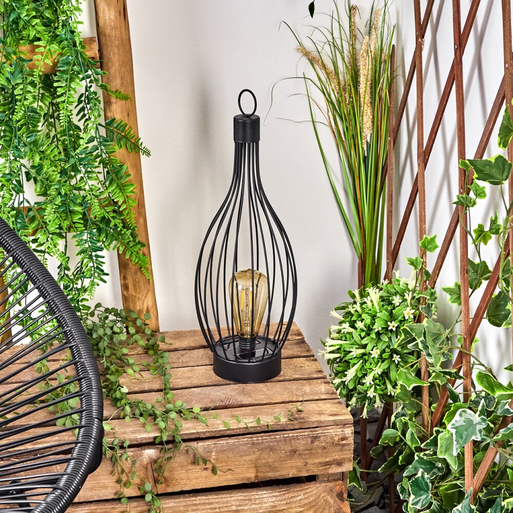 Quillagua Tafellamp op zonne-energie LED Zwart, 1-licht