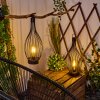 Quillagua Tafellamp op zonne-energie Set LED Zwart, 1-licht