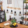 Mechaico Hanglamp Natuurlijke kleuren, Zwart, 4-lichts