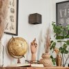 Polcura Muurlamp Hout donker, 1-licht