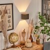 Polcura Muurlamp Hout donker, 1-licht