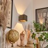 Polcura Muurlamp Hout donker, 1-licht