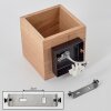 Polcura Muurlamp Hout licht, 1-licht