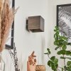 Polcura Muurlamp Bruin, Grijs, 1-licht