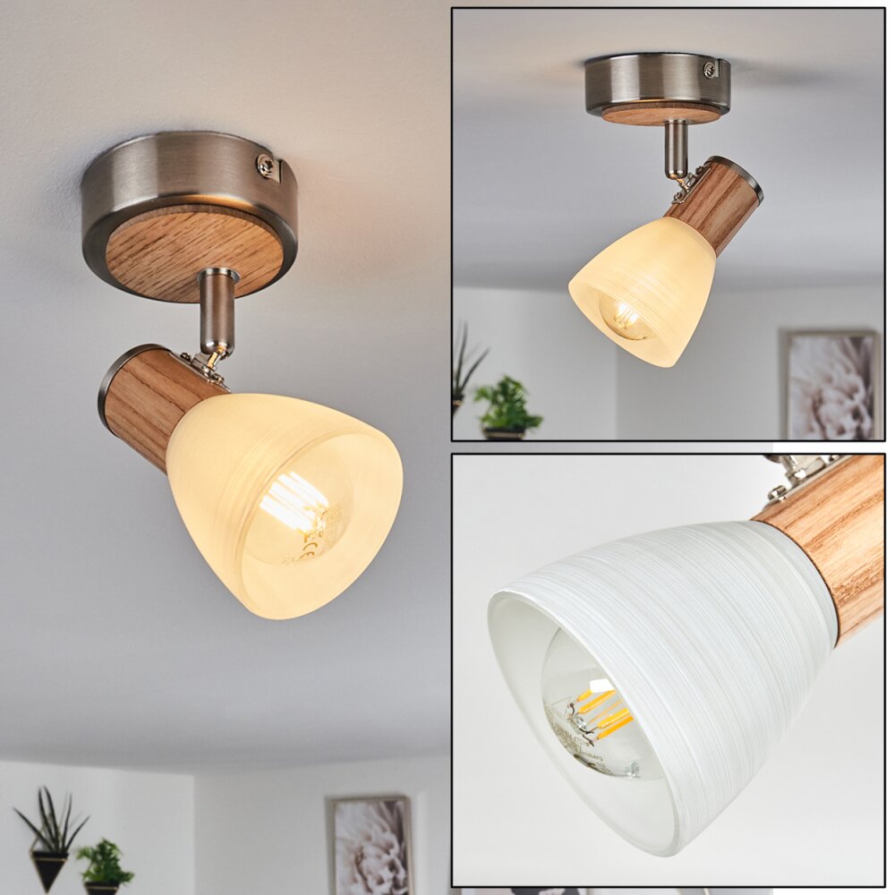 Icalma Plafondlamp Natuurlijke kleuren, Nikkel mat, 1-licht main product photo