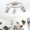 Autilla Plafondlamp LED Nikkel mat, Wit, 3-lichts