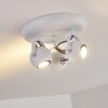 Gadmen Plafondlamp Wit, 3-lichts