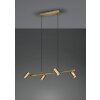 Trio Marley Hanglamp Oud messing, 4-lichts