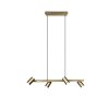 Trio Marley Hanglamp Oud messing, 4-lichts