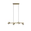 Trio Marley Hanglamp Oud messing, 4-lichts