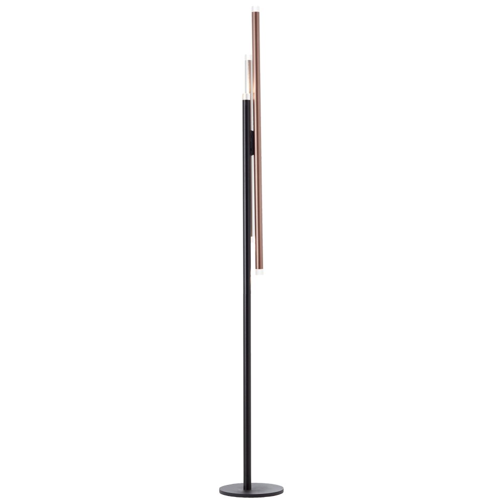Brilliant Cembalo Staande lamp LED Bruin, Zwart, Zilver, 3-lichts main product photo
