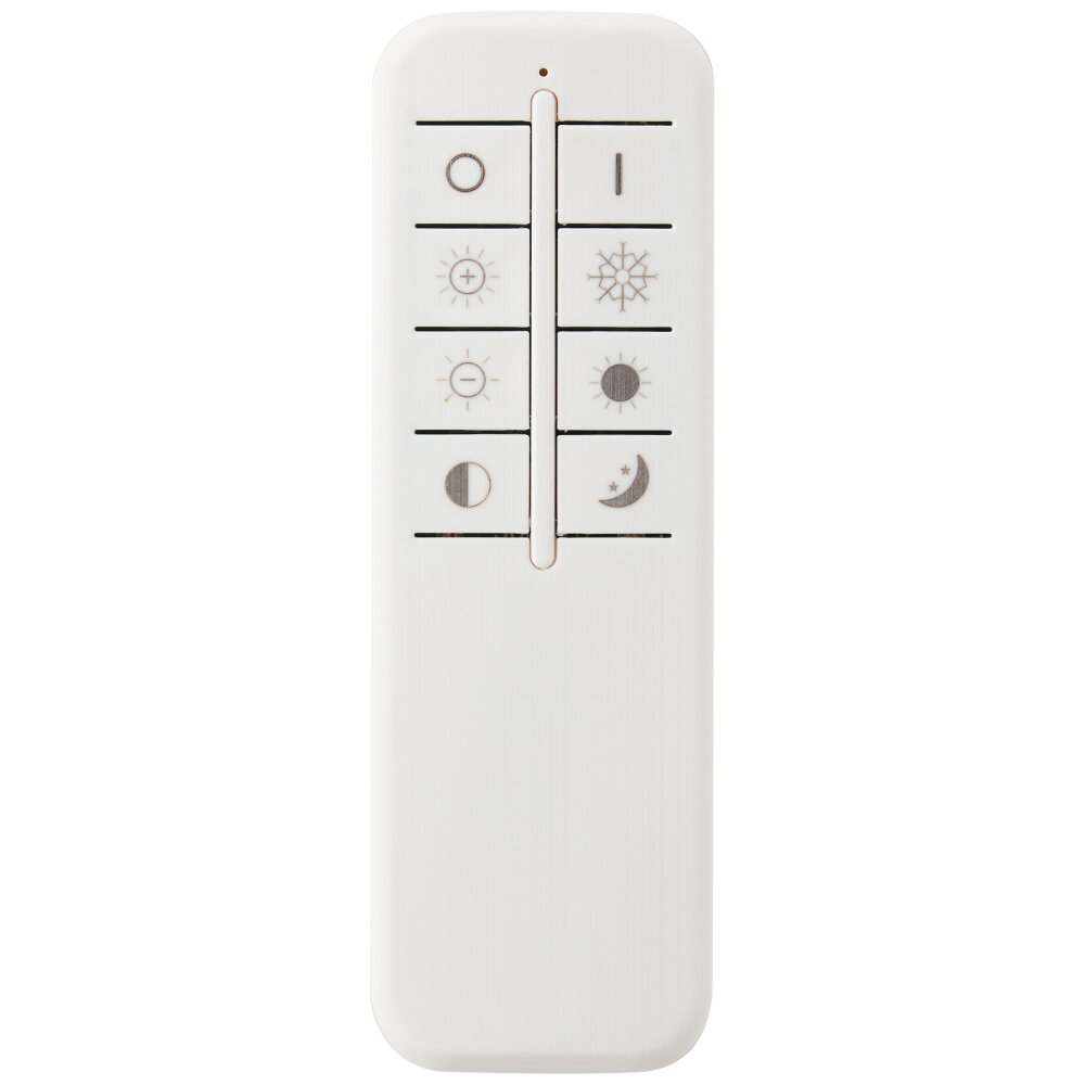 Brilliant Furtado Plafondlamp LED Zwart, Wit, 1-licht, Afstandsbediening