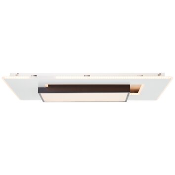 Brilliant Hutson Plafondlamp LED Zwart, Wit, 1-licht, Afstandsbediening