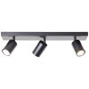 Brilliant Jello Plafondlamp LED Zwart, 3-lichts
