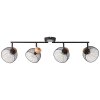 Brilliant Thuy Plafondlamp Zwart, 4-lichts