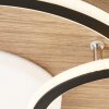 Brilliant Karney Plafondlamp LED Bruin, Zwart, 1-licht