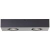 Brilliant Doro Plafondlamp LED Zwart, 2-lichts