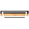 Brilliant Loneos Plafondlamp LED Bruin, Zwart, 1-licht