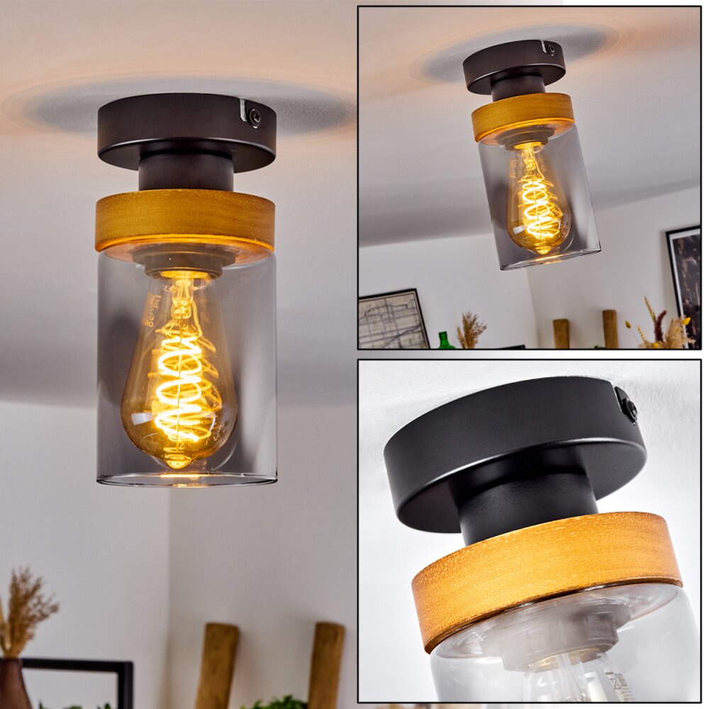 Amignon Plafondlamp Zwart, 1-licht main product photo