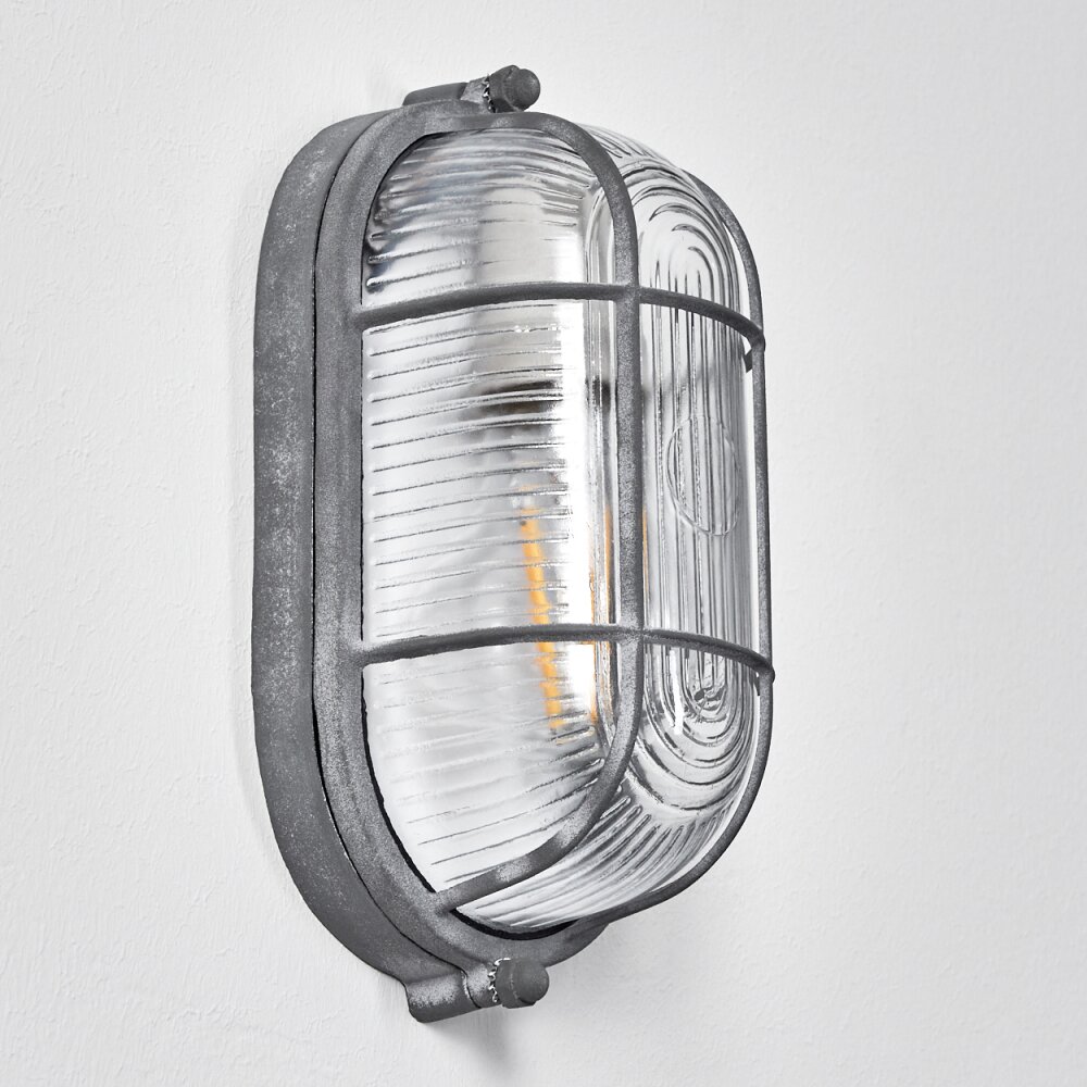 Chaquire Muurlamp Grijs, 1-licht
