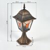 Halla Sokkellamp Goud, Zwart, 1-licht