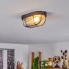 Chaquire Plafondlamp Bruin, Roest, 1-licht