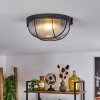 Quintay Plafondlamp Zwart, 1-licht