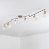 Icalma Plafondlamp Hout licht, Nikkel mat, 6-lichts