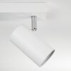 Javel Plafondlamp Chroom, Wit, 5-lichts