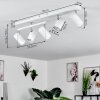 Javel Plafondlamp Chroom, Wit, 5-lichts