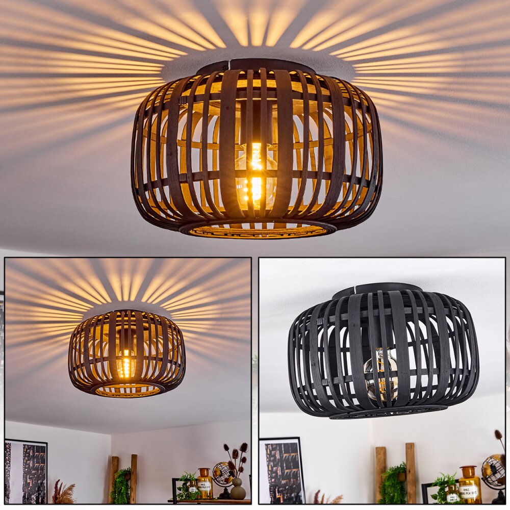 Teheran Plafondlamp Zwart, 1-licht main product photo