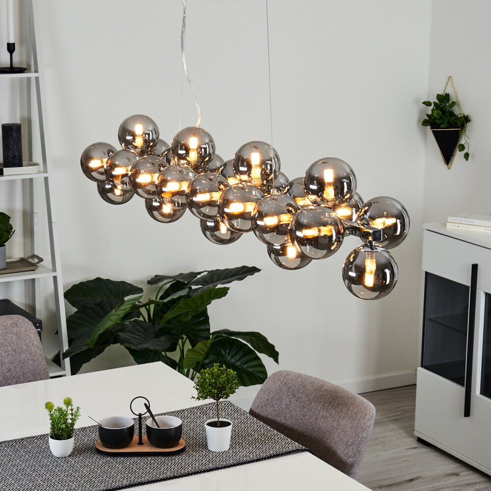Cerrillos Hanglamp Chroom, 25-lichts main product photo