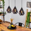 Marang Hanglamp Zwart, 3-lichts Marang Hanglamp Zwart, 3-lichts