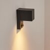 Kingstown Buiten muurverlichting Antraciet, Transparant, Helder, 1-licht, Bewegingsmelder