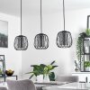 Saitoco Hanglamp Zwart, 3-lichts