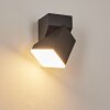 Toogong Buiten muurverlichting LED Antraciet, 1-licht