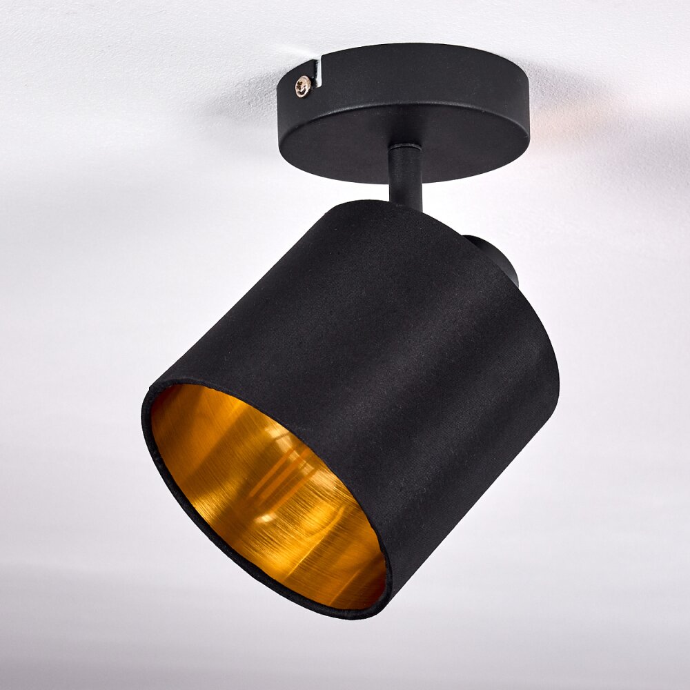 Alsen Plafondlamp Zwart, 1-licht