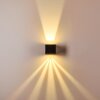 Jonava Buiten muurverlichting LED Zwart, 2-lichts