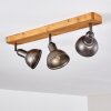 Tholen Plafondlamp Bruin, 3-lichts Tholen Plafondlamp Bruin, 3-lichts