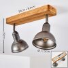 Tholen Plafondlamp Bruin, 2-lichts
