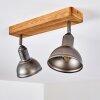 Tholen Plafondlamp Bruin, 2-lichts