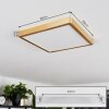 Finsrud Plafondpaneel LED Goud, 1-licht