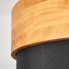 Vrolle Plafondlamp Hout licht, Nikkel mat, 2-lichts
