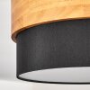 Vrolle Plafondlamp Hout licht, Nikkel mat, 2-lichts