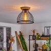Omba Plafondlamp Hout licht, 1-licht